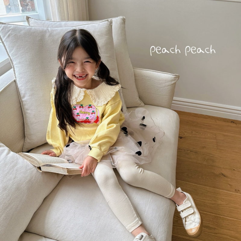 Peach Peach - Korean Children Fashion - #fashionkids - Cherry Cake Sweatshirts - 12