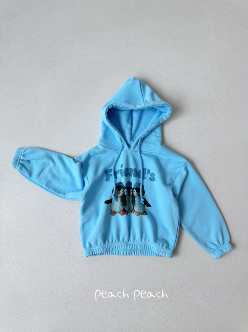 Peach Peach - Korean Children Fashion - #fashionkids - Penguin Hoodie - 7