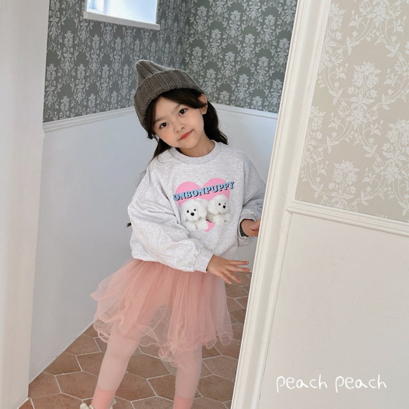 Peach Peach - Korean Children Fashion - #fashionkids - Bongbong Sweashirts - 10