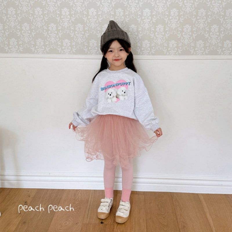 Peach Peach - Korean Children Fashion - #kidsshorts - Bongbong Sweashirts - 11