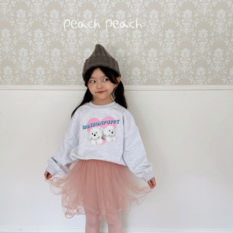 Peach Peach - Korean Children Fashion - #kidsstore - Bongbong Sweashirts - 12