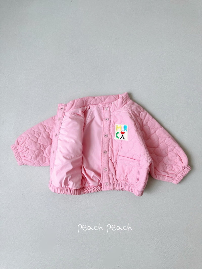 Peach Peach - Korean Children Fashion - #magicofchildhood - Merci Quilting Jacket - 10