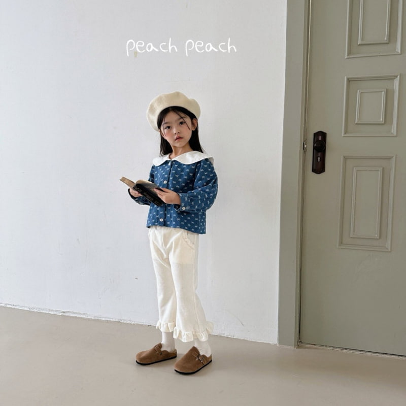 Peach Peach - Korean Children Fashion - #littlefashionista - Ette Denim Jacket - 4