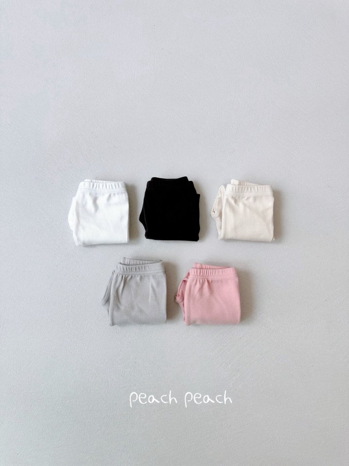 Peach Peach - Korean Children Fashion - #minifashionista - Warm Leggings - 2