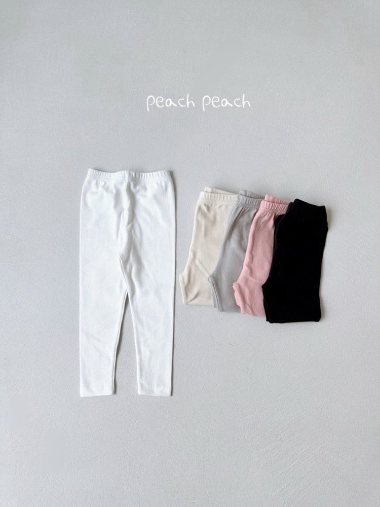 Peach Peach - Korean Children Fashion - #prettylittlegirls - Warm Leggings - 3