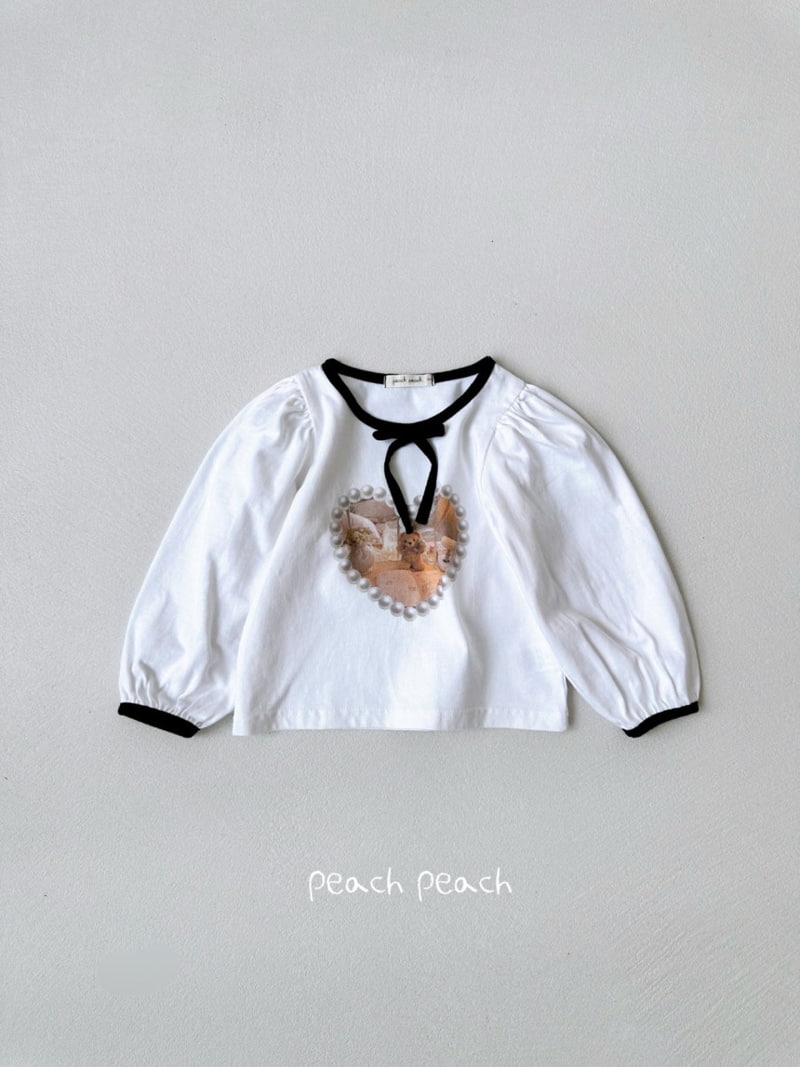 Peach Peach - Korean Children Fashion - #stylishchildhood - Wendy Tee - 6