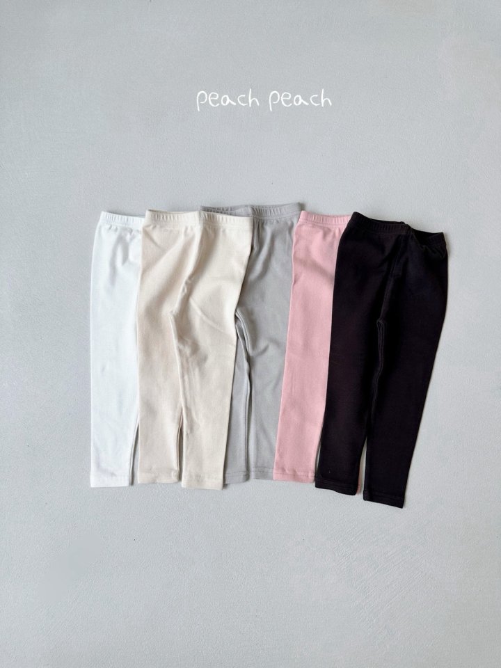 Peach Peach - Korean Children Fashion - #prettylittlegirls - Warm Leggings - 4