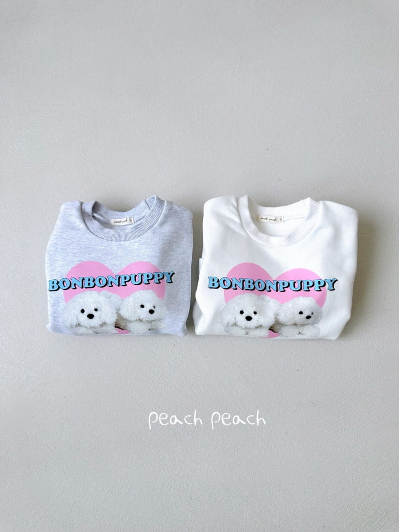 Peach Peach - Korean Children Fashion - #todddlerfashion - Bongbong Sweashirts - 3