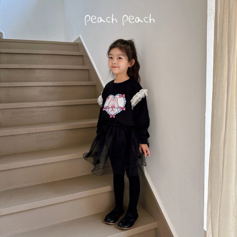 Peach Peach - Korean Children Fashion - #todddlerfashion - Heart Darling Tutu Skirt Leggings - 9