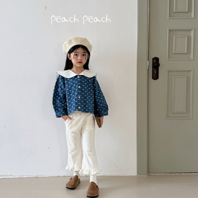 Peach Peach - Korean Children Fashion - #toddlerclothing - Ette Denim Jacket - 8