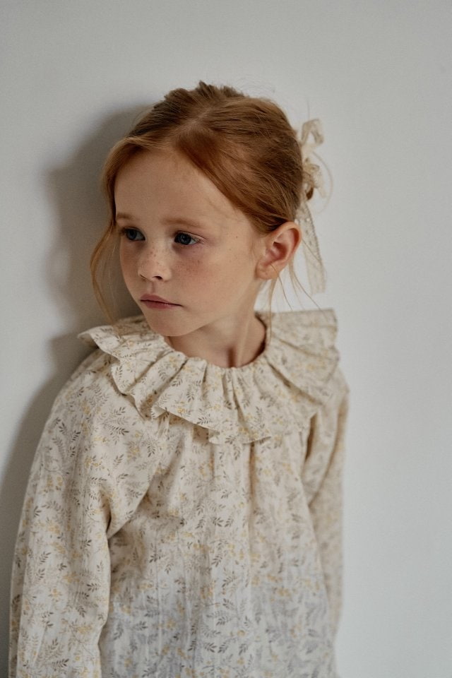 Perrobebe - Korean Children Fashion - #prettylittlegirls - Jasmine Frill Blouse - 2