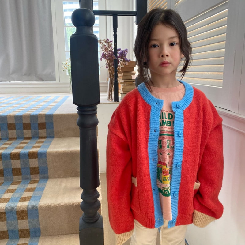 Pleanee Atelier - Korean Children Fashion - #childofig - Colored Cardigan - 11