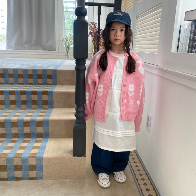 Pleanee Atelier - Korean Children Fashion - #minifashionista - Slit Denim Pants - 11