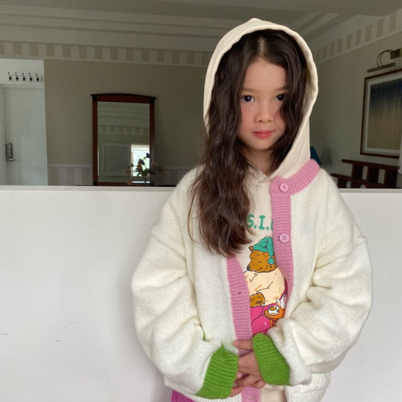 Pleanee Atelier - Korean Children Fashion - #stylishchildhood - Sleeping Bear Hood Top - 8