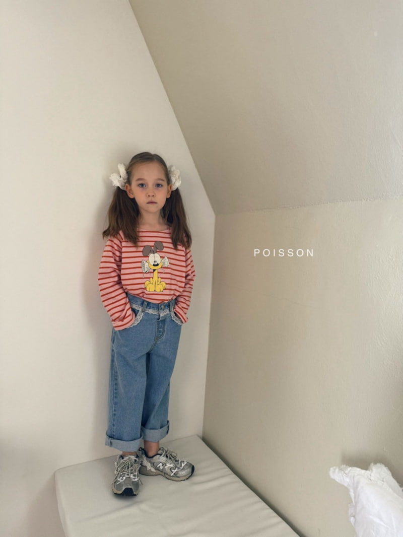 Poisson - Korean Children Fashion - #Kfashion4kids - Pepe Stripe Tee - 7