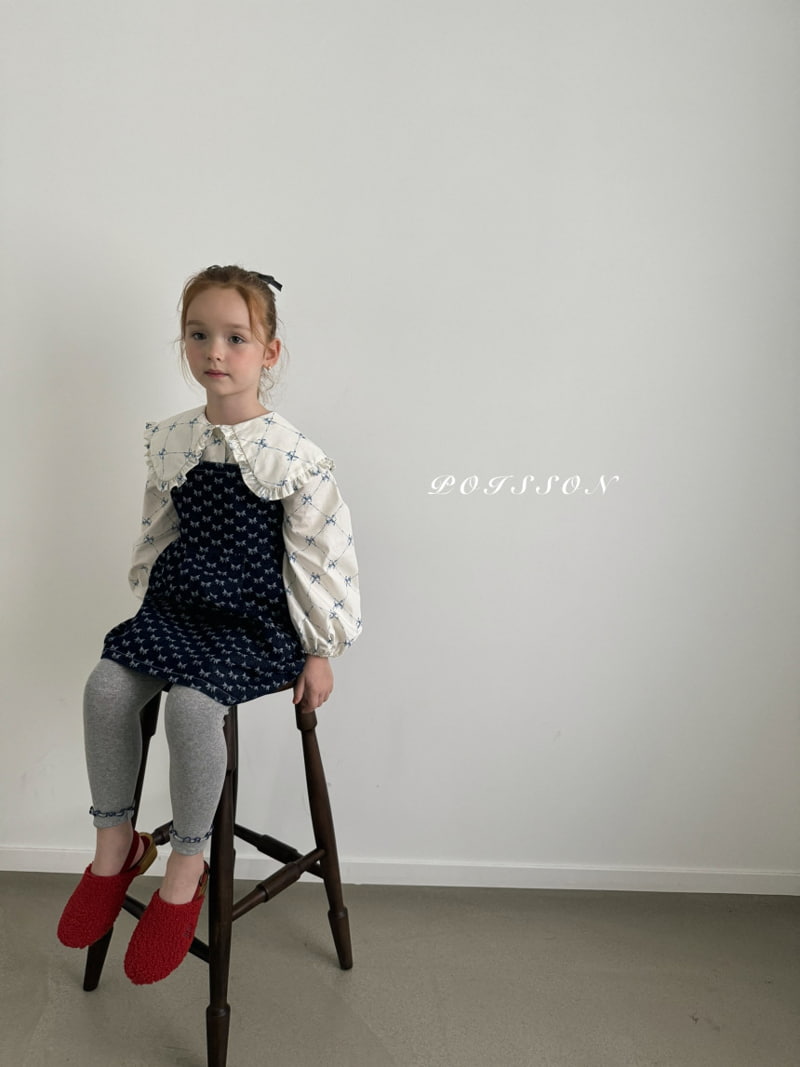 Poisson - Korean Children Fashion - #Kfashion4kids - Stella Denim Dress - 2