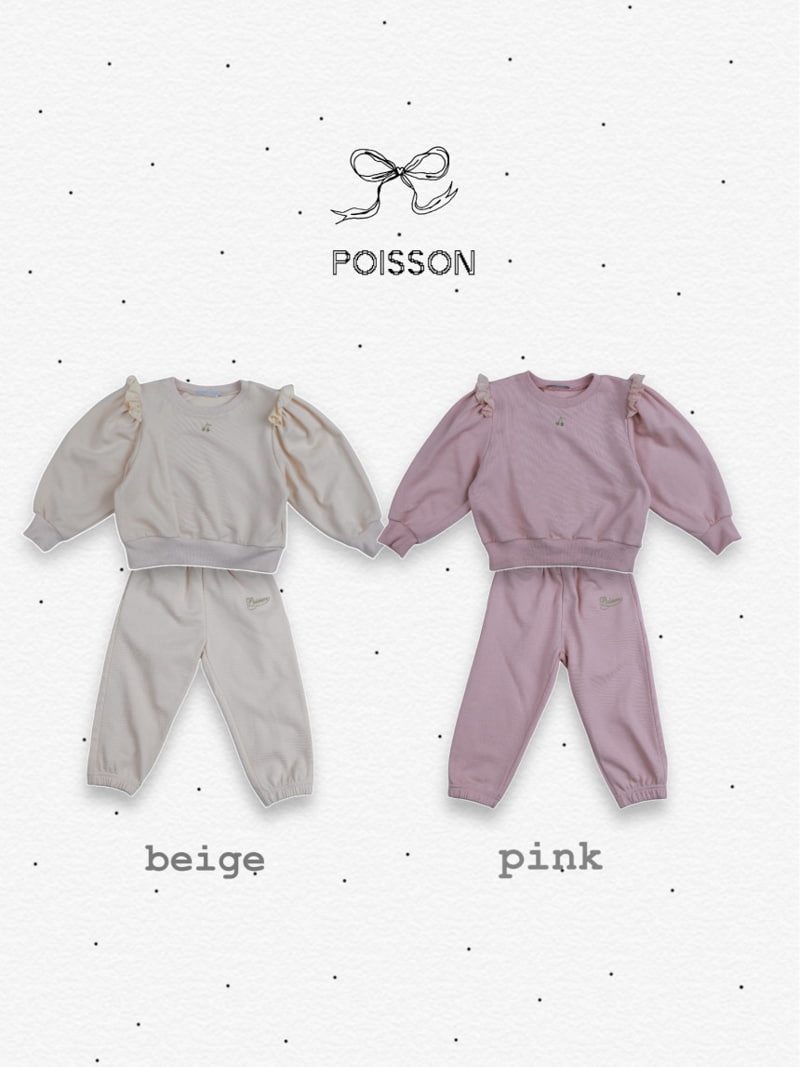 Poisson - Korean Children Fashion - #Kfashion4kids - Frill Set-up