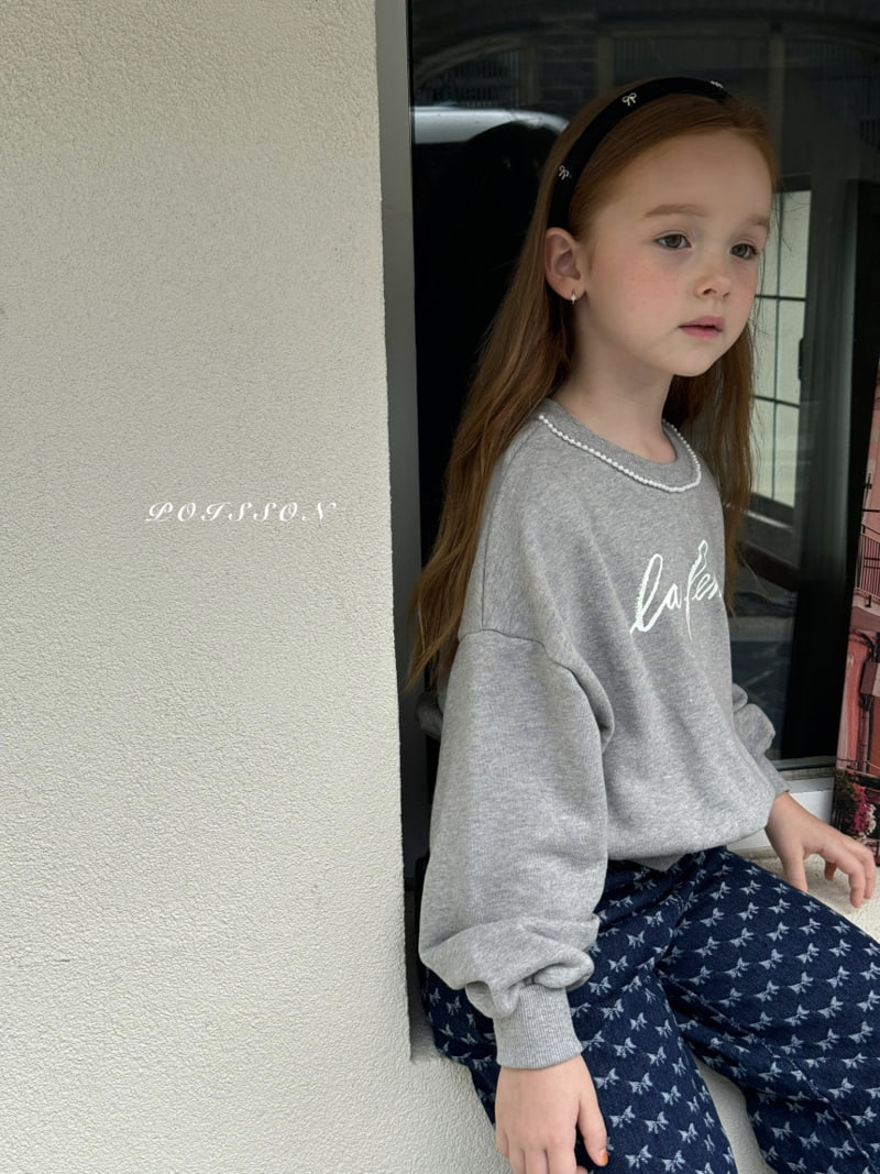 Poisson - Korean Children Fashion - #Kfashion4kids - Bree Ribbon Denim Pants - 9