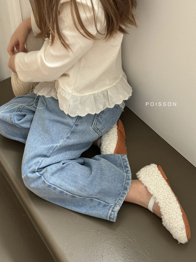 Poisson - Korean Children Fashion - #stylishchildhood - Billy Lace Tee - 4