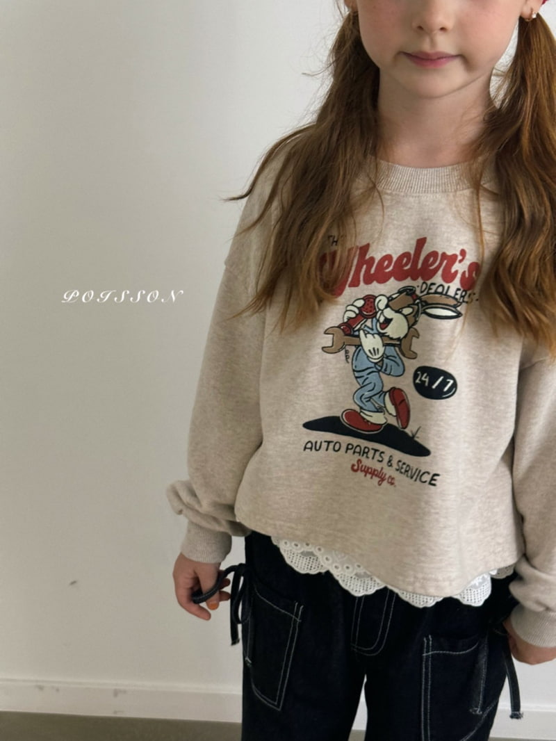 Poisson - Korean Children Fashion - #childofig - Wheeler Sweatshirts - 11