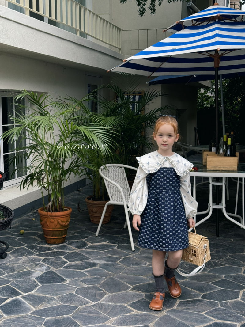 Poisson - Korean Children Fashion - #childofig - Stella Denim Dress - 10