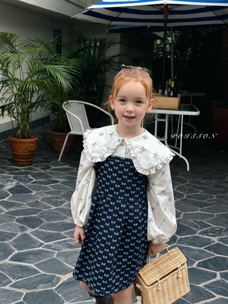 Poisson - Korean Children Fashion - #childrensboutique - Stella Denim Dress - 11