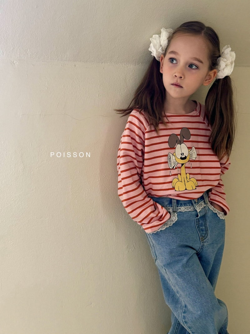 Poisson - Korean Children Fashion - #discoveringself - Pepe Stripe Tee - 2