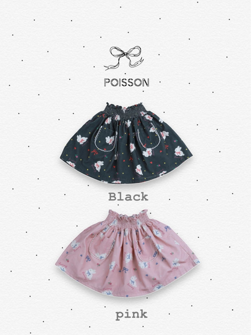 Poisson - Korean Children Fashion - #discoveringself - Bunny Bow Skirt