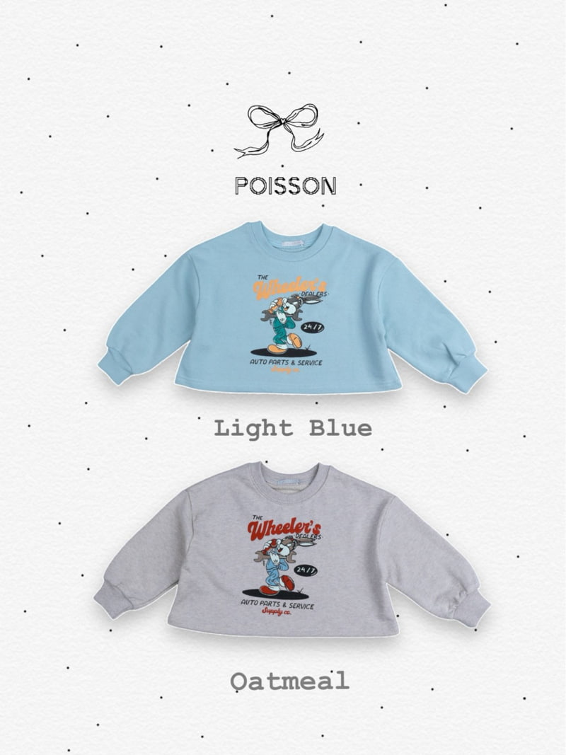 Poisson - Korean Children Fashion - #discoveringself - Wheeler Sweatshirts