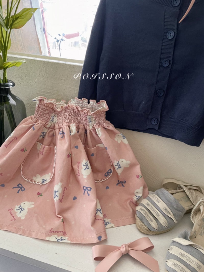 Poisson - Korean Children Fashion - #fashionkids - Bunny Bow Skirt - 2