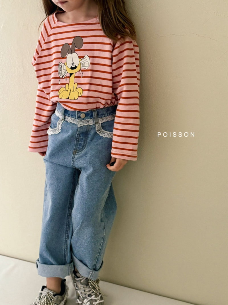 Poisson - Korean Children Fashion - #fashionkids - Pepe Stripe Tee - 4