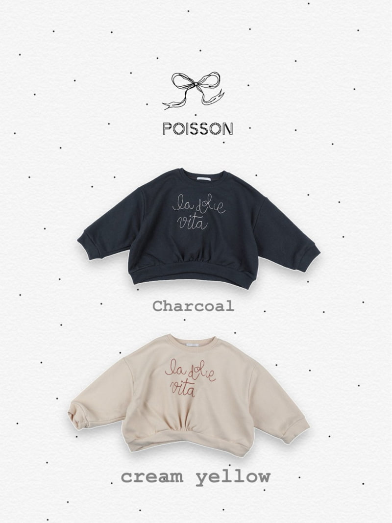 Poisson - Korean Children Fashion - #kidsshorts - Lala Sweatshirts