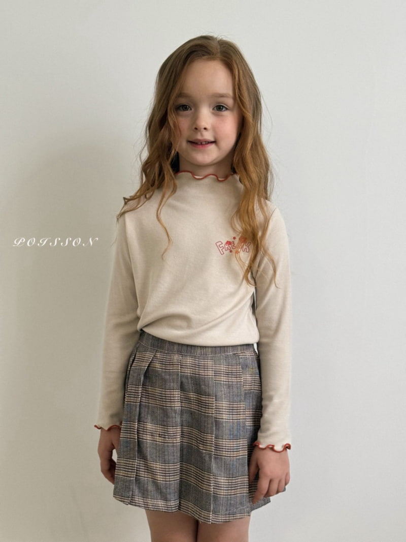 Poisson - Korean Children Fashion - #kidsshorts - Musede Half Turtleneck Tee - 9