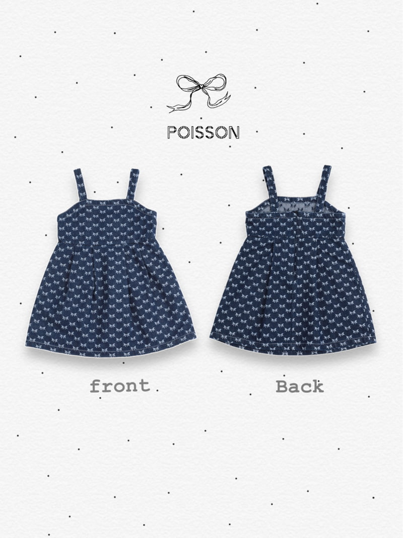 Poisson - Korean Children Fashion - #kidzfashiontrend - Stella Denim Dress