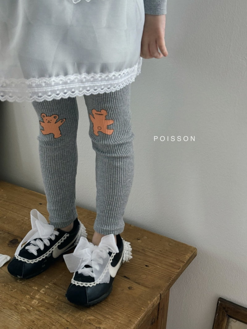 Poisson - Korean Children Fashion - #minifashionista - Teddy Leggings - 2