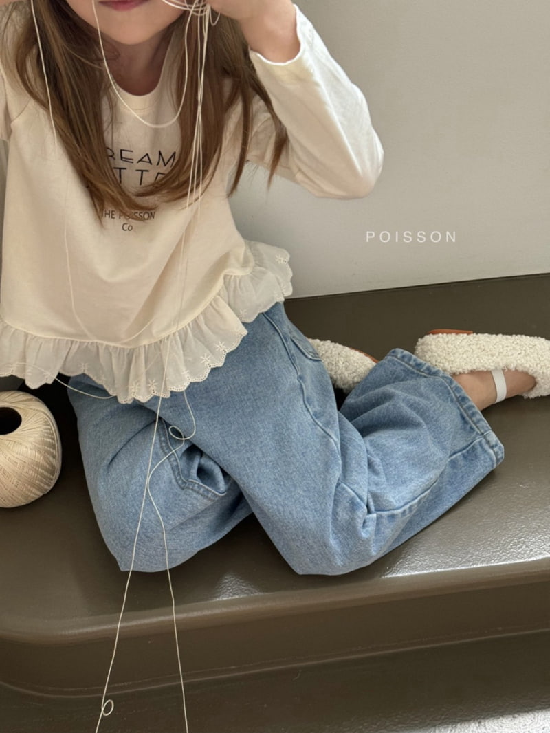 Poisson - Korean Children Fashion - #toddlerclothing - Billy Lace Tee - 2