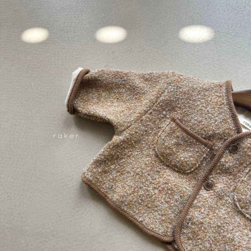 Raker - Korean Children Fashion - #stylishchildhood - Marant Tweed Jacket - 4