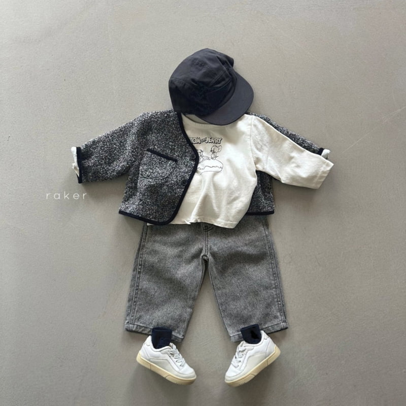 Raker - Korean Children Fashion - #kidsshorts - Marant Tweed Jacket - 9