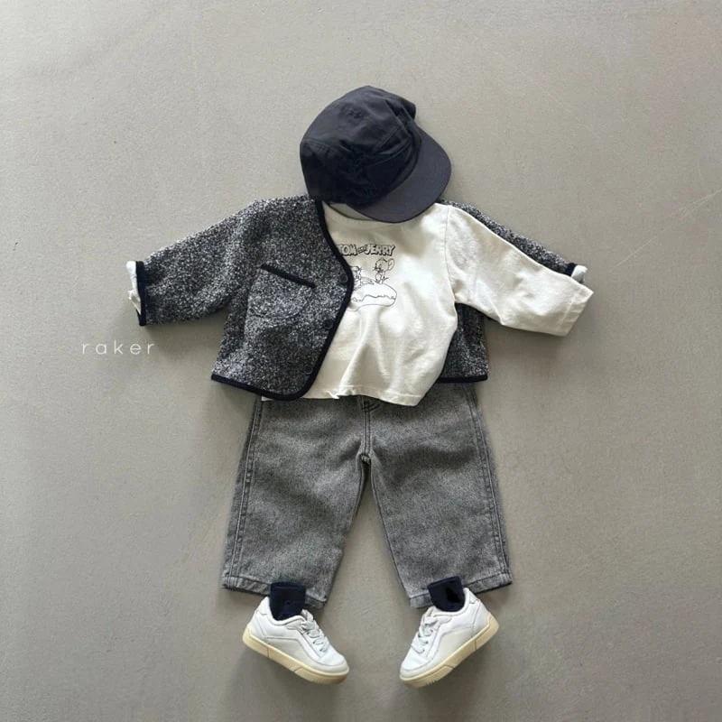 Raker - Korean Children Fashion - #fashionkids - Jerry Basic Tee - 4