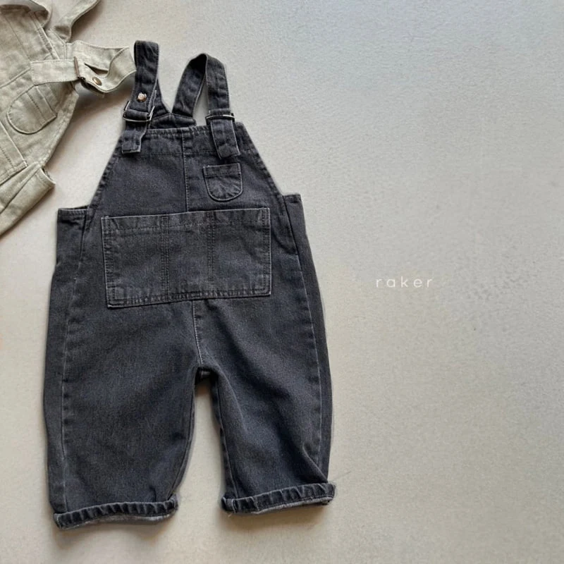 Raker - Korean Children Fashion - #kidsshorts - Ttiring Overalls - 3