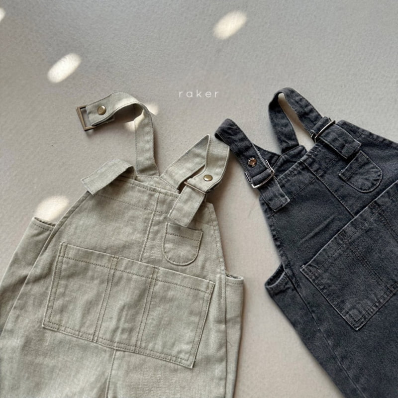 Raker - Korean Children Fashion - #kidsshorts - Ttiring Overalls - 4