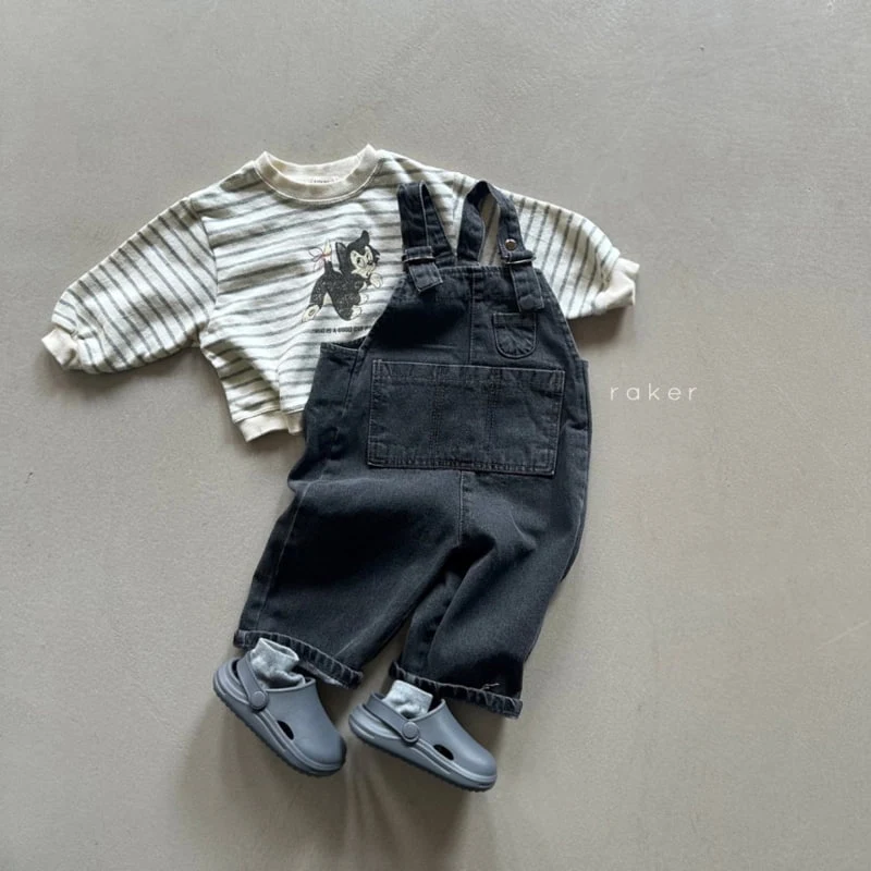 Raker - Korean Children Fashion - #littlefashionista - Ttiring Overalls - 7