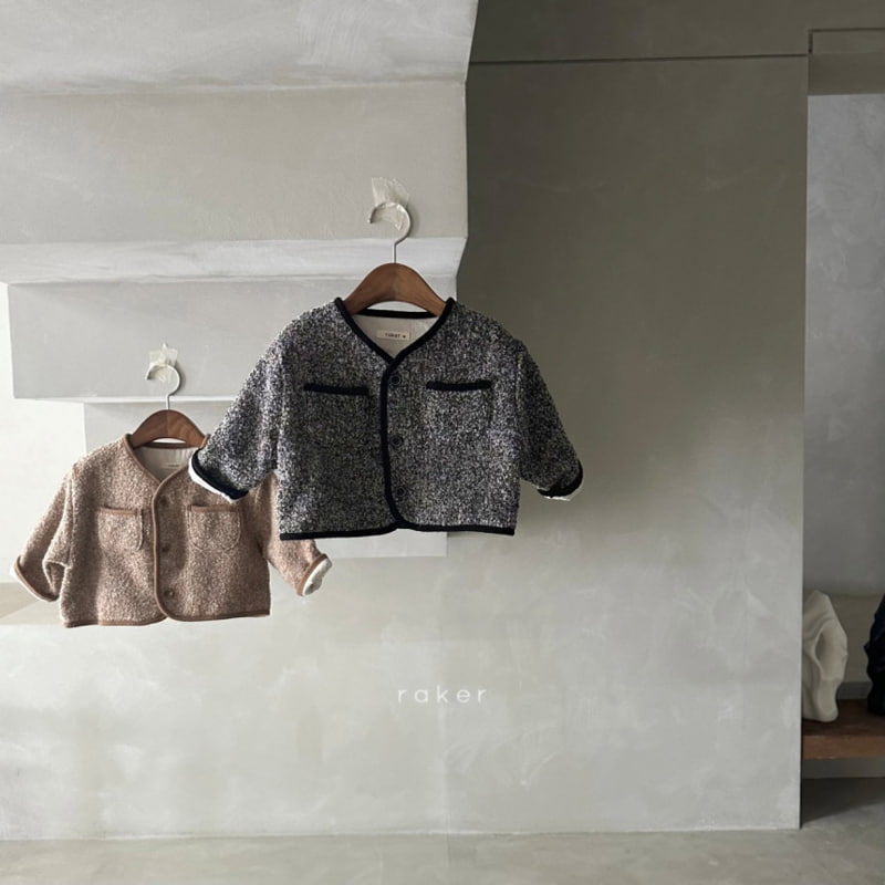 Raker - Korean Children Fashion - #todddlerfashion - Marant Tweed Jacket