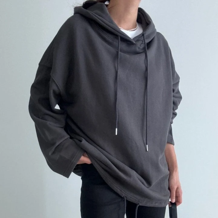 Ripple - Korean Women Fashion - #thatsdarling - Martin Long Hoodie