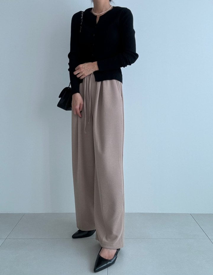 Ripple - Korean Women Fashion - #vintageinspired - Mix Pants - 5