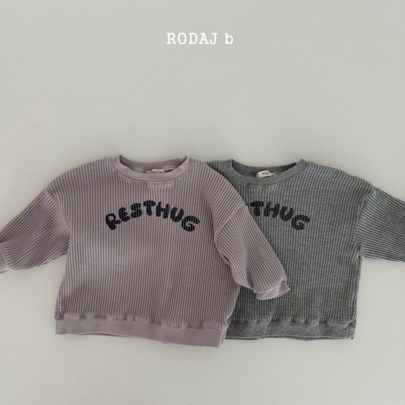 Roda J - Korean Baby Fashion - #babyoutfit - Hug Waffle Sweatshirts - 2