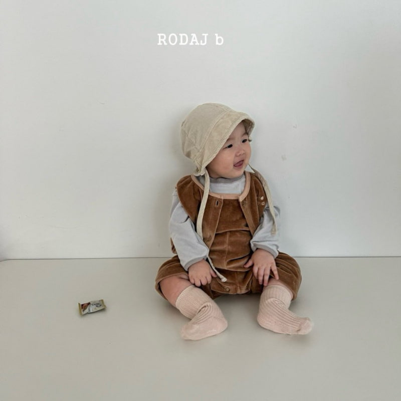 Roda J - Korean Baby Fashion - #babyoutfit - Veloure String Bodysuit - 7