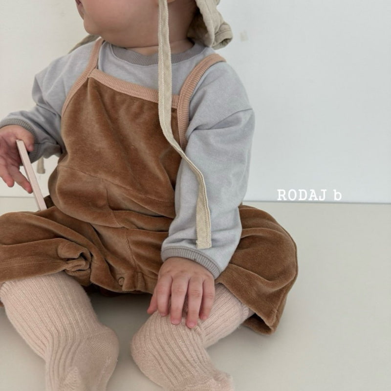 Roda J - Korean Baby Fashion - #babywear - Veloure String Bodysuit - 9