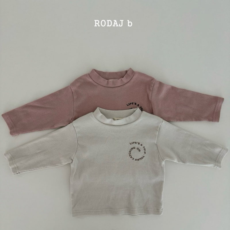 Roda J - Korean Baby Fashion - #onlinebabyboutique - Catch Half Turtleneck Tee - 2