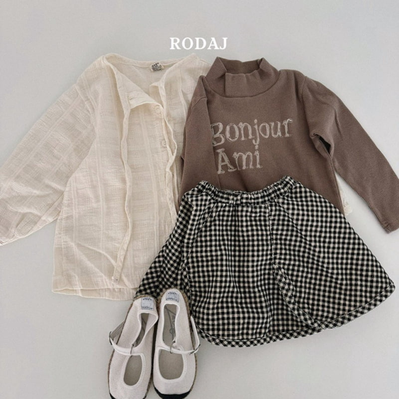 Roda J - Korean Children Fashion - #designkidswear - Loose Half Turtleneck Tee - 10